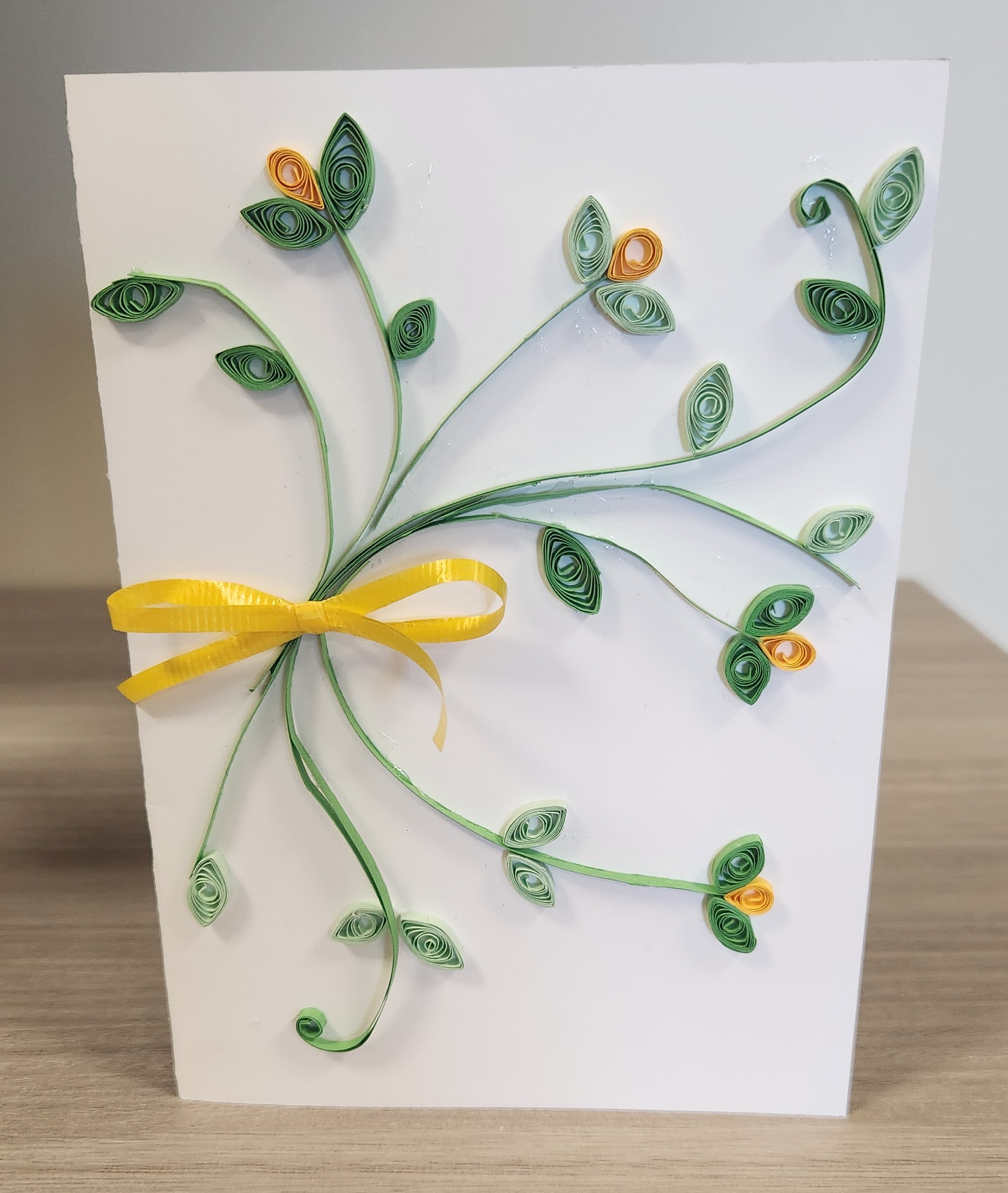 Paper Quilled Flower Card