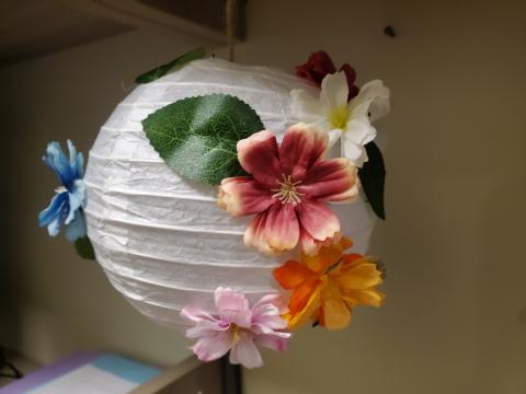Floral Paper Lantern