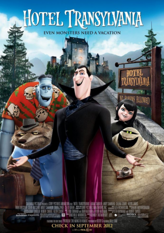 Movie poster for Hotel Transylvania.